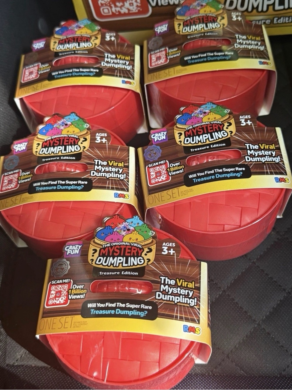 Crazy Fun Treasure Edition Mystery Dumpling Authentic RMS Brand lot of 5